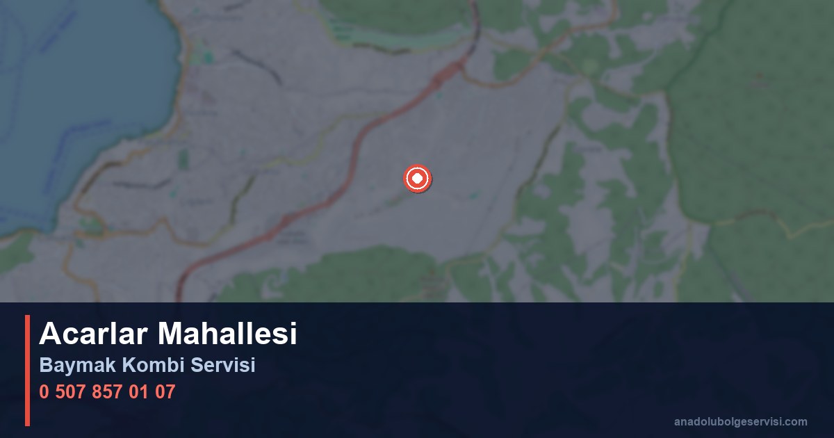 Beykoz Acarlar Mahallesi Baymak Kombi Teknik Servis