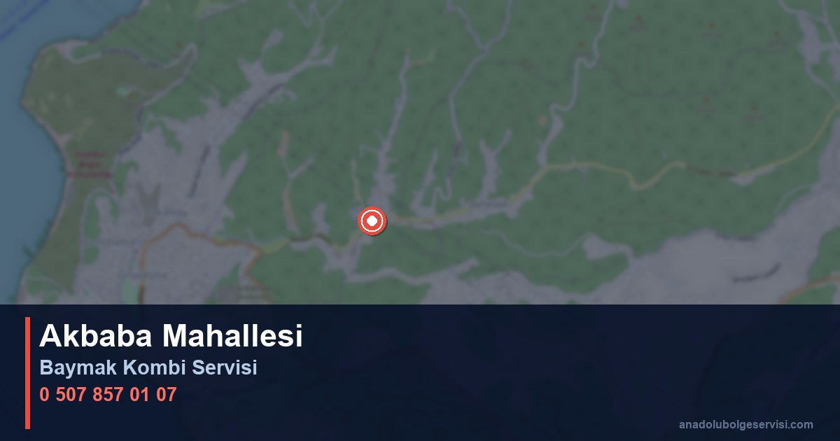 Beykoz Akbaba Mahallesi Baymak Kombi Teknik Servis