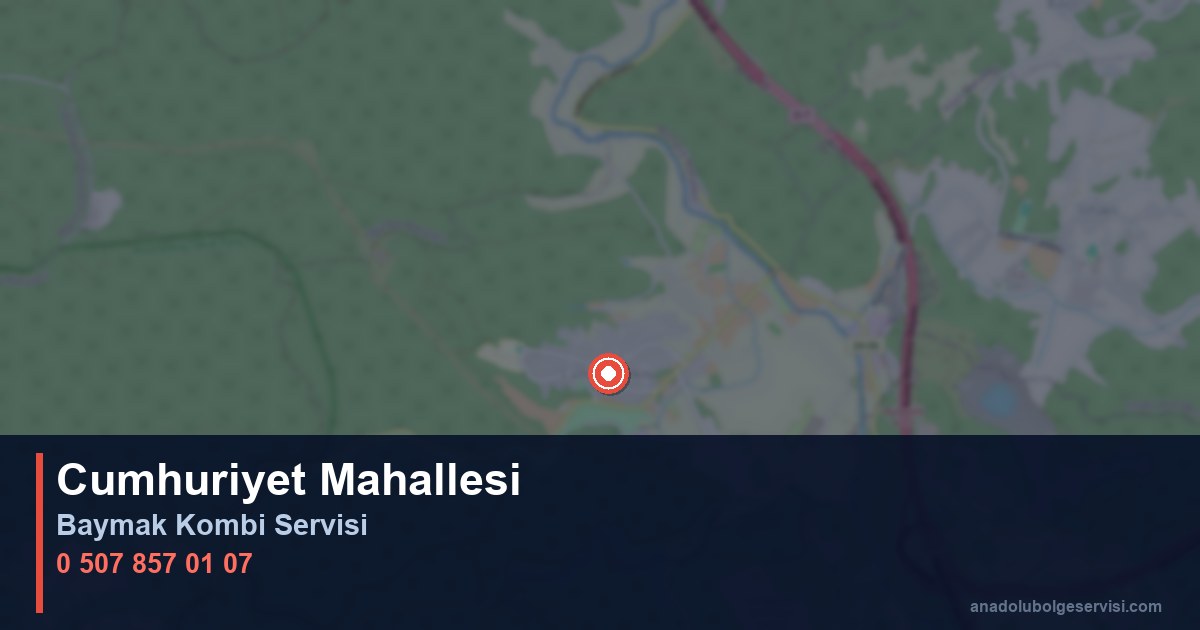 Beykoz Cumhuriyet Mahallesi Baymak Kombi Teknik Servis