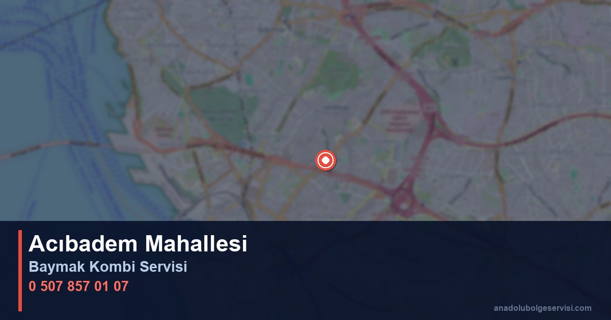 Kadıköy Acıbadem Mahallesi Baymak Kombi Teknik Servis