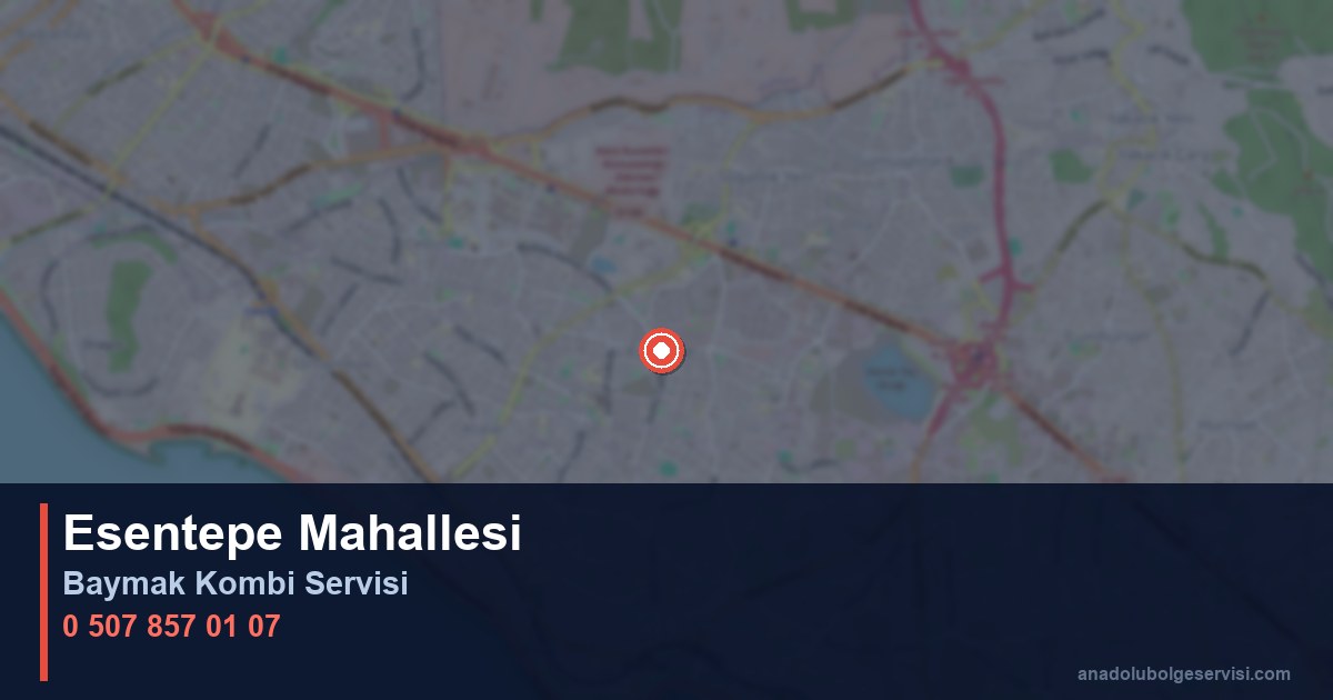 Kartal Esentepe Mahallesi Baymak Kombi Teknik Servis