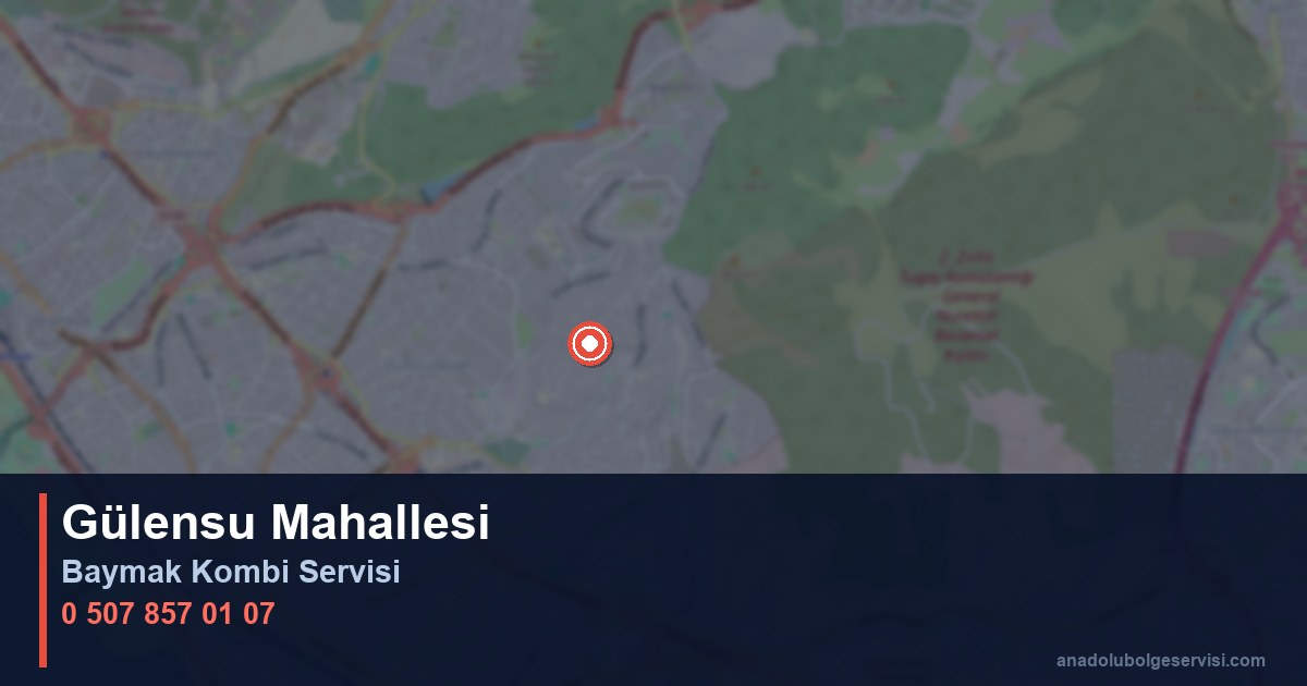 Maltepe Gülensu Mahallesi Baymak Kombi Teknik Servis