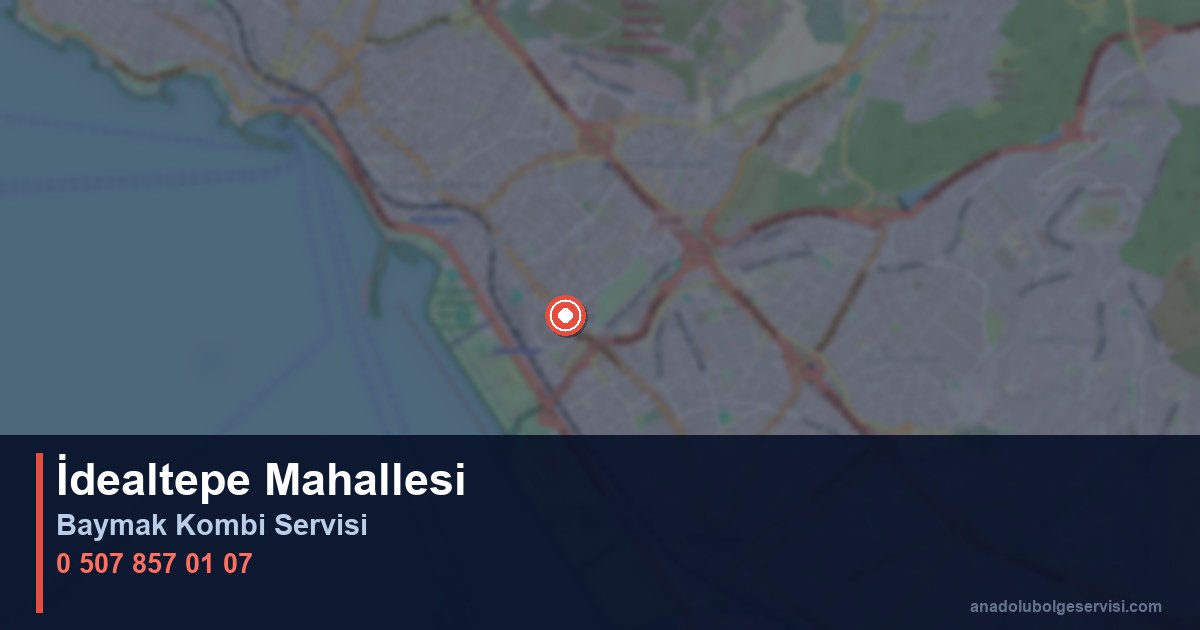 Maltepe İdealtepe Mahallesi Baymak Kombi Teknik Servis