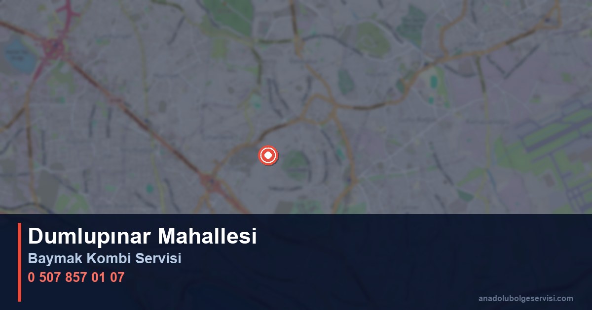 Pendik Dumlupınar Mahallesi Baymak Kombi Teknik Servis