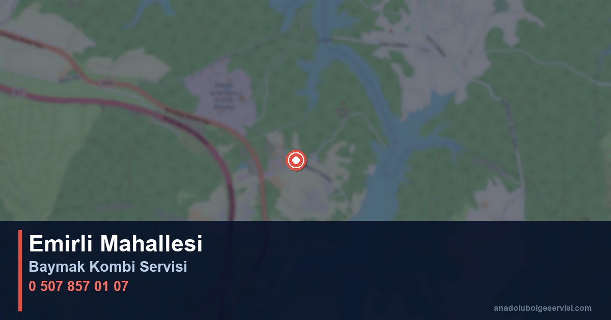 Pendik Emirli Mahallesi Baymak Kombi Teknik Servis