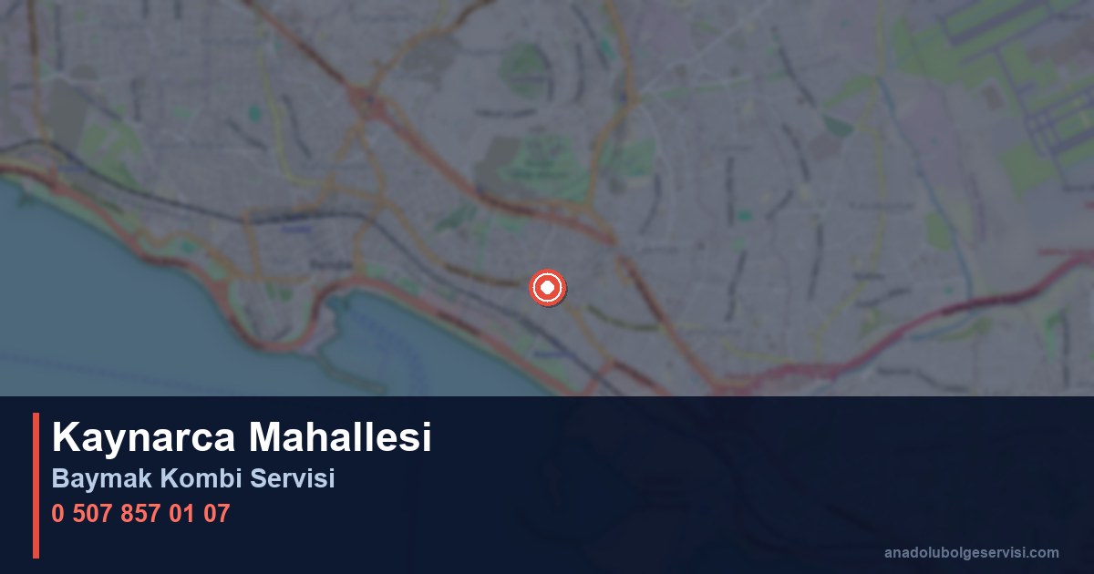 Pendik Kaynarca Mahallesi Baymak Kombi Teknik Servis
