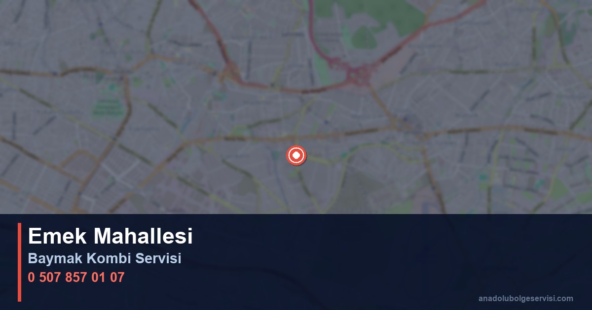 Sancaktepe Emek Mahallesi Baymak Kombi Teknik Servis