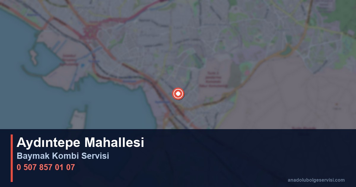 Tuzla Aydıntepe Mahallesi Baymak Kombi Teknik Servis